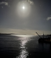 Full moon over Scapa Flow